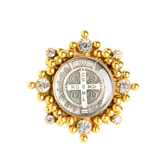 VIRGINS SAINTS ANGELS VSA Cloister San Benito Ring Gold